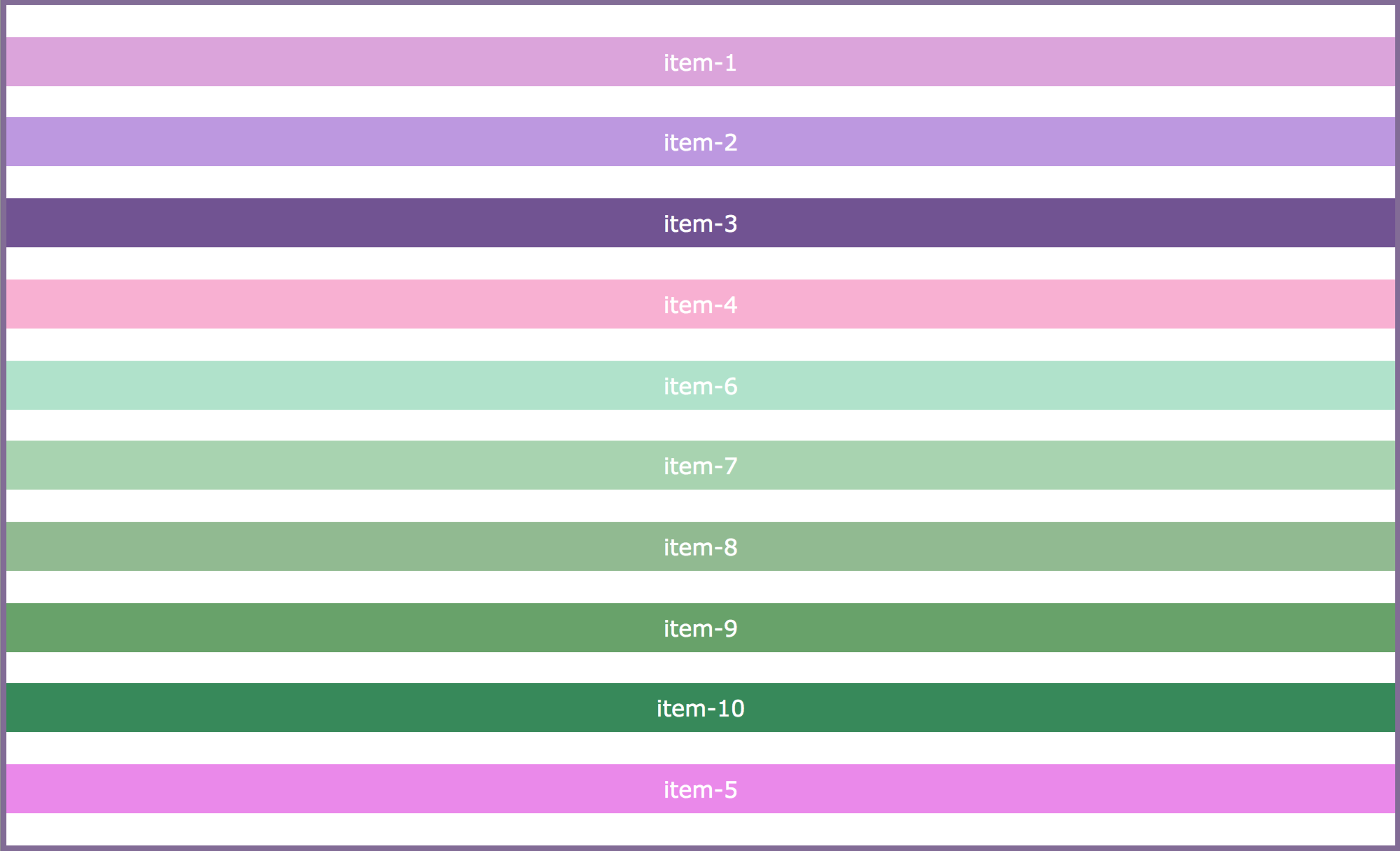 justify-content: space-evenly;