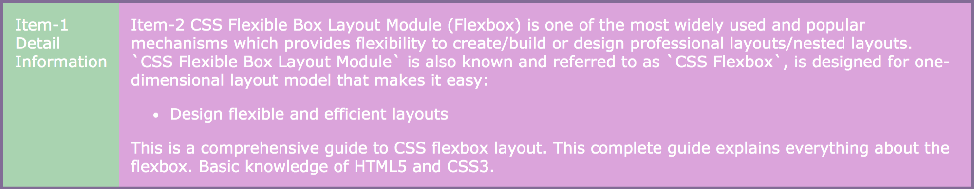 Flex Item height adjustment