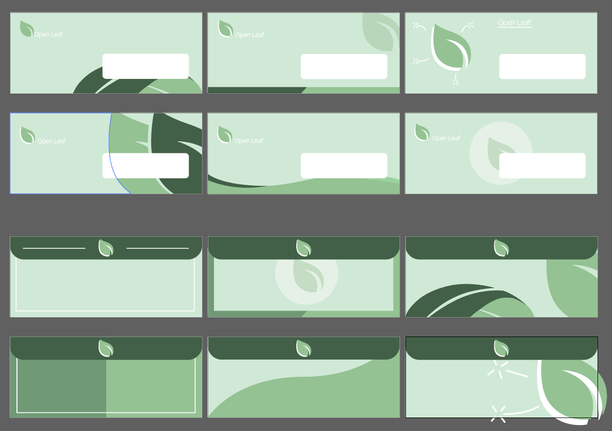 Open Leaf Rough Drafts