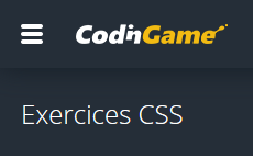 Lien vers les exercices CSS en ligne